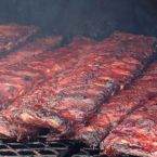 BBQ'ing at its best. Smoked Pork Ribs, definately a house specialty, using Betsy's Rib Rub, one of our own spice rub for our smoked meats.