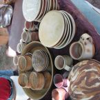 Halleluiah Pottery. Great items hand made, local pottery. Halleluiah Pottery just about a mile from the Smoke House.