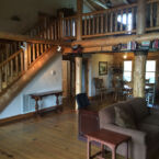 446 Log Cabin Great Room is large enough for family reunions, and small meetings.