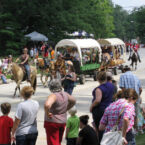 4th of July. You can take a ride in Mr Nunley's wagon, and throw candy at the people lined up on the street.