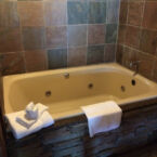 All Cabins have front porches, some are screened in.