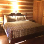 Bed room of Log Cabin 438 KING BED.
