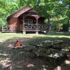 Build a campfire and roast some marsh mellows.