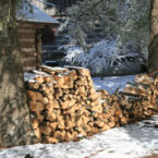 Firewood is good, for snow covered days; this is a really special time to be on the mountain.