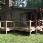 Front Porch entrance to 426 two bed room has a ramp for easier access.