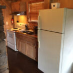 Full Kitchen Galley found in Timber Frame Cabins 440 thru 444.