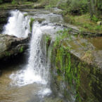 Greeter Falls, upper falls area near Altamont, TN