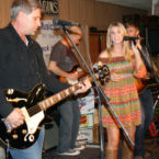 Rocking out another hit song, Live at the Smoke House.