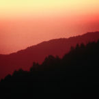 Sunset in the Mountains.