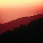 Sunset in the Mountains.