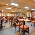 The Music Room makes into a nice meeting or banquet space, table arrangements optional.