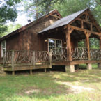 The Timber Frame Cabins are very popular for couples.