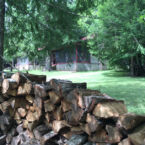 Wood included with your cabin rental.